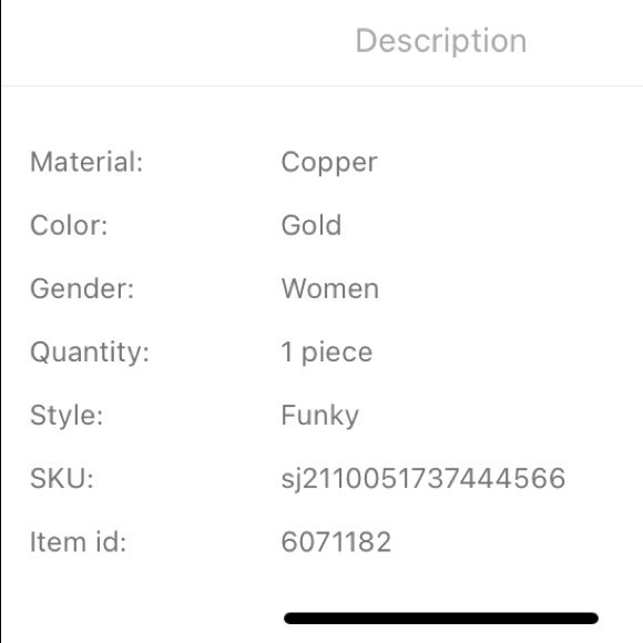 Leaf Toe Ring Golden Adjustable Cuff - Picture 5 of 7